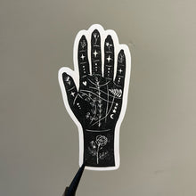 Load image into Gallery viewer, Fate Palmistry Hand Die Cut Vinyl Sticker